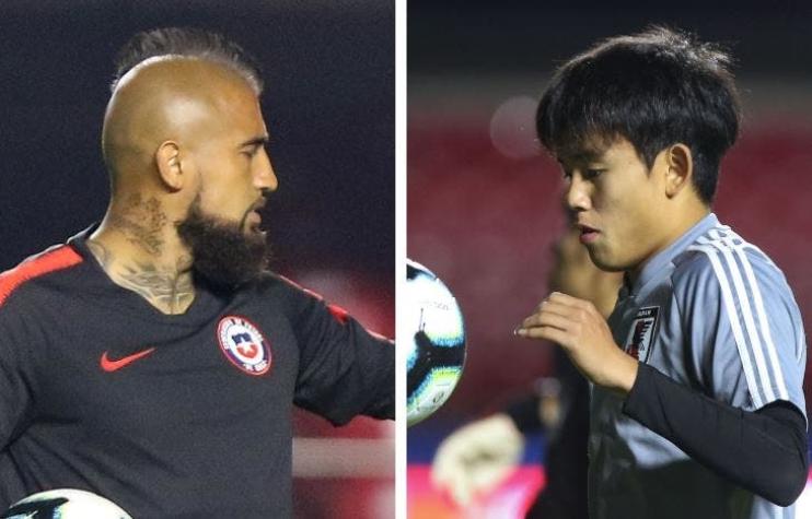 "Vidal del Barça y Kubo del Madrid": Así prenden los medios japoneses el partido entre Chile y Japón