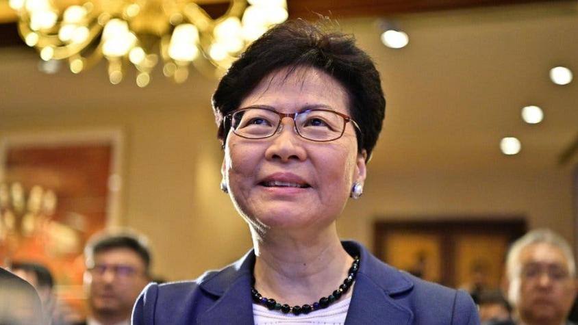 Carrie Lam, la gobernante de Hong Kong que está en el centro de las masivas protestas en la región