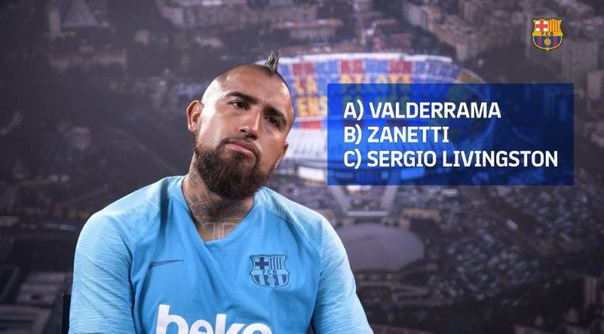[VIDEO] Barcelona puso a prueba los conocimientos de Vidal sobre la Copa América