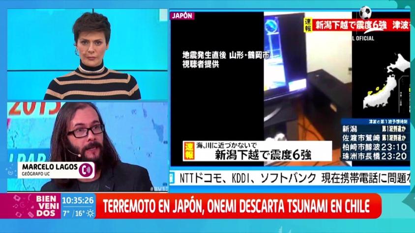 [VIDEO] Terremoto en Japón: Marcelo Lagos aclara dudas tras el sismo