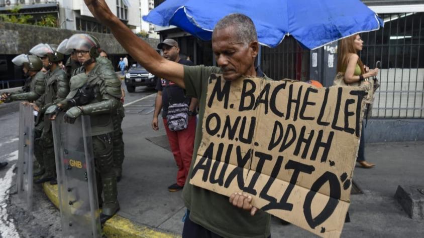 [VIDEO] Expectación por Bachelet en Venezuela