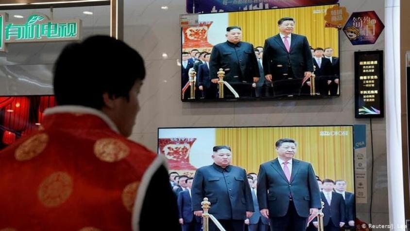 Presidente chino Xi Jinping llega a Corea del Norte en visita oficial