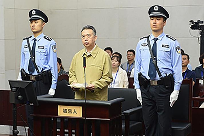 Expresidente chino de Interpol se declara culpable de corrupción en China