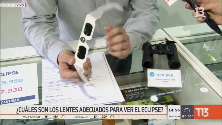 [VIDEO] ¿Cuáles son los lentes adecuados para ver el eclipse?