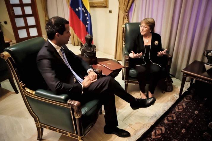 Guaidó tras reunirse con Bachelet: "Está muy preocupada por un país que ha sufrido"