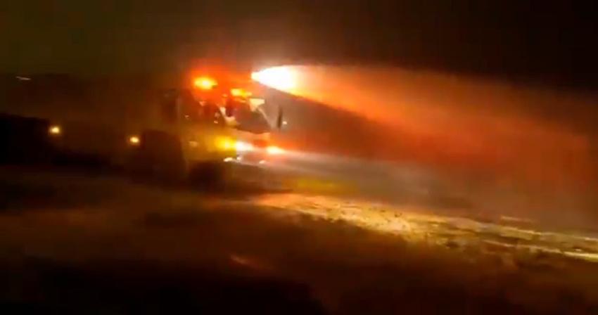 Mañalich confirma 111 personas afectadas por incendio en acopio de azufre en Alto Hospicio