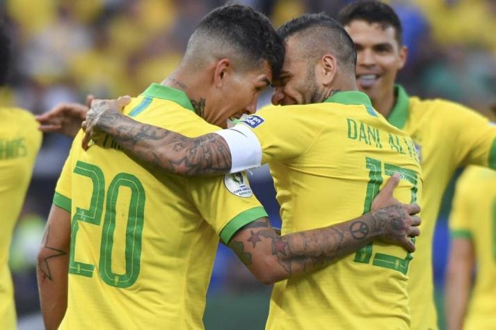 Brasil queda líder del grupo tras destruir 5-0 a Perú que se complica con la clasificación