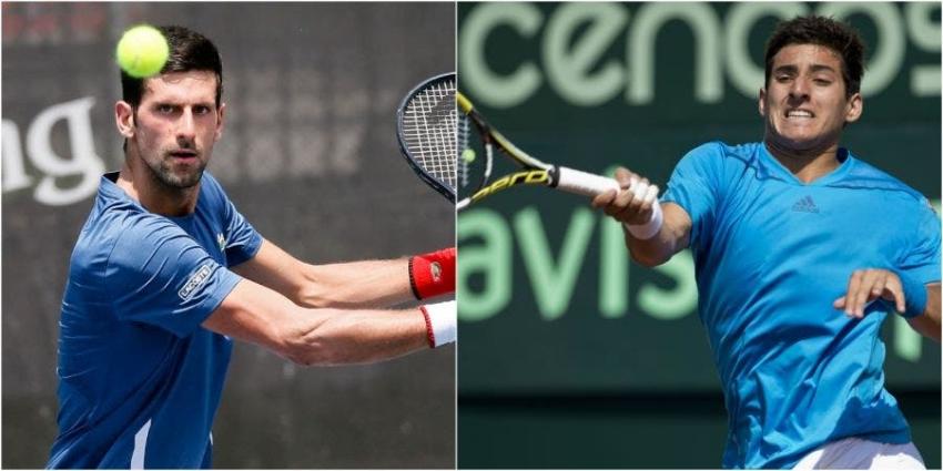 Cristian Garín y Djokovic se verán las caras en torneo de exhibición