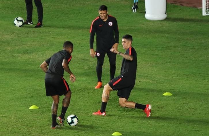 [VIDEO] Así fue el último entrenamiento de la Roja antes del duelo contra Uruguay