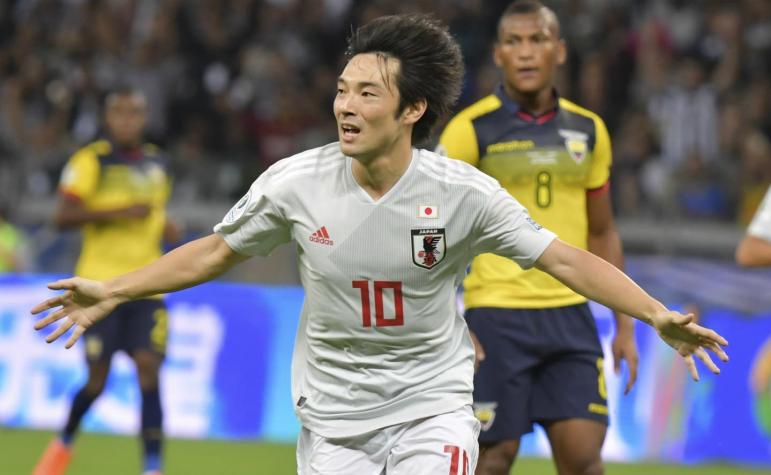 [VIDEO] Japón anota el primero ante Ecuador para soñar con los cuartos de Copa América