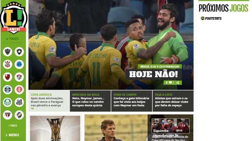 "Hoy no": Prensa internacional destacó clasificación de Brasil que estuvo al borde de la eliminación