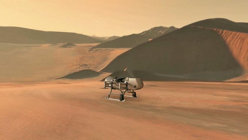 Misión Dragonfly: NASA enviará un dron a la luna más grande de Saturno en busca de vida