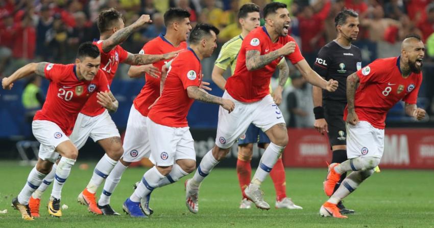 Chile a semifinales: Tras dos goles anulados por el VAR La Roja vence a Colombia en penales