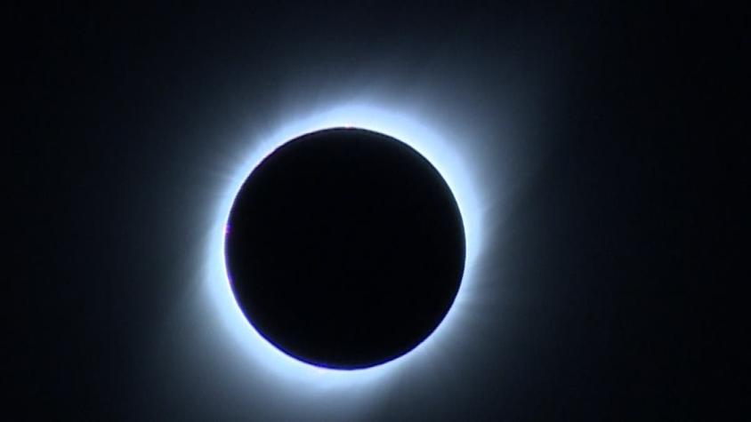 [VIDEO] Así fue el momento exacto del eclipse total de sol en la región de Coquimbo