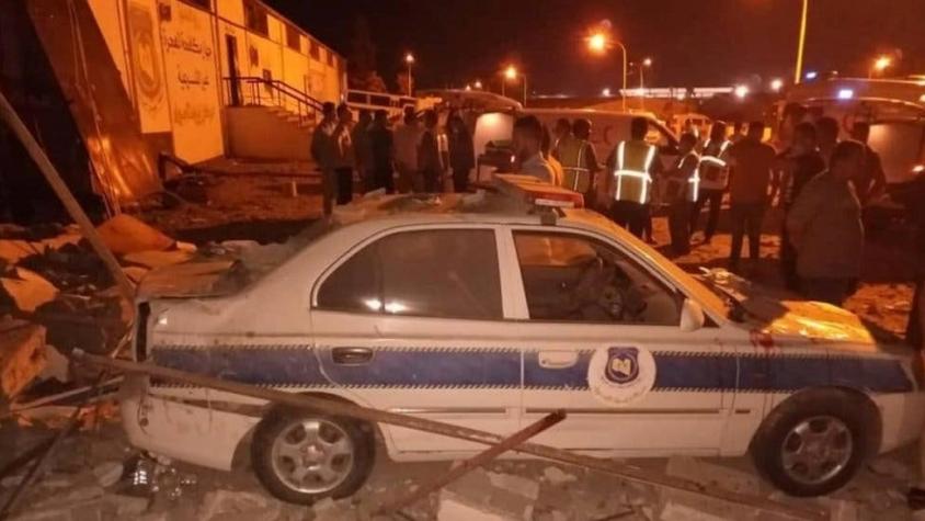 Libia: al menos 40 muertos en un ataque aéreo en un centro de migrantes