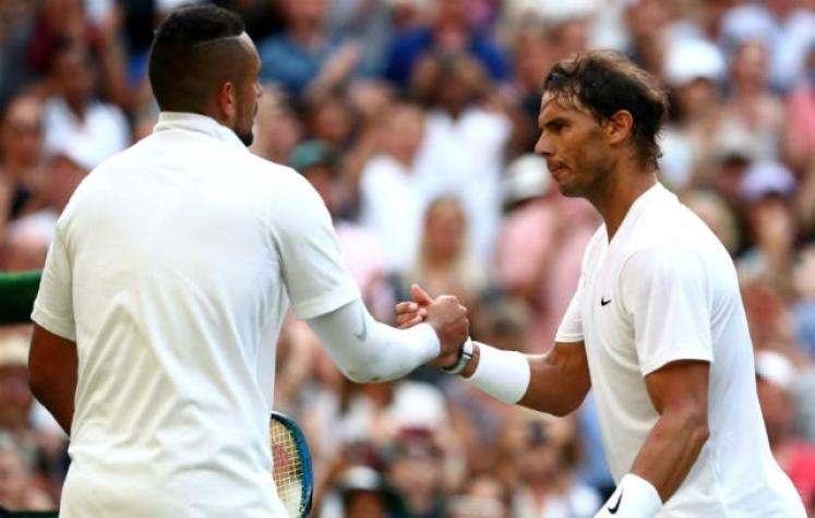 Wimbledon: Kyrgios admite que trató de golpear a Nadal con la bola "a propósito"