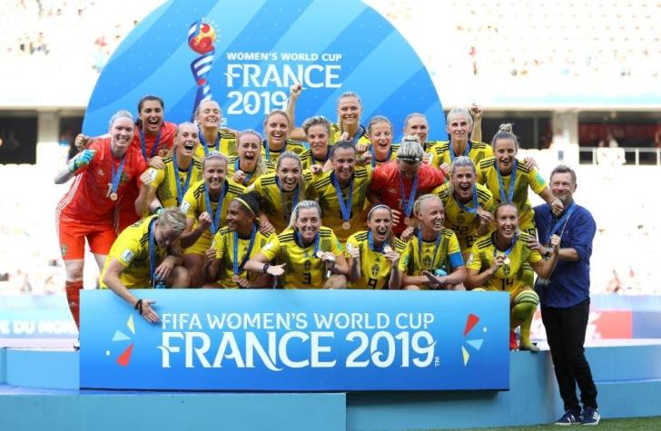 Suecia derrotó a Inglaterra y se quedó con el tercer lugar en el Mundial Femenino