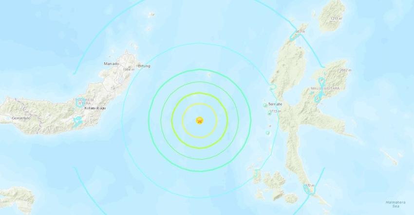 Terremoto 6,9 Richter afecta a Indonesia