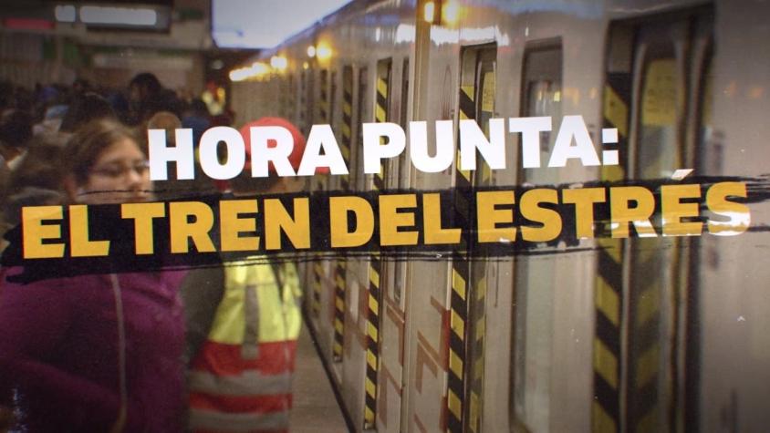 [VIDEO] Reportajes T13: Hora punta en el Metro, el tren del estrés