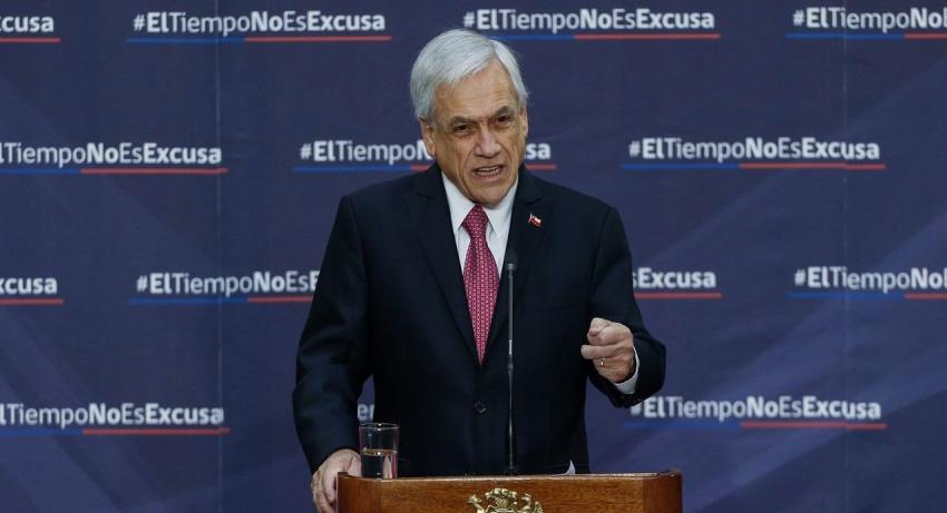 Piñera anuncia suma urgencia para proyecto que modifica el registro de ofensores sexuales
