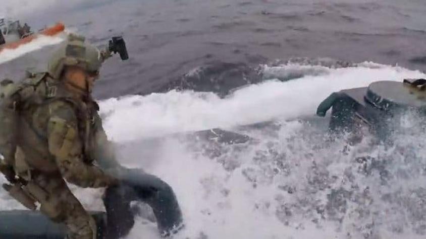 La espectacular captura de un narcosubmarino con más de 7 toneladas de cocaína