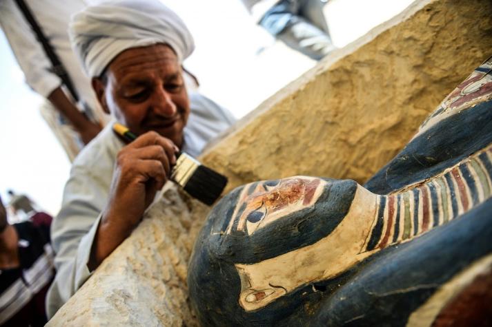 [VIDEO] Egipto abre al público dos nuevas pirámides y revela impresionantes momias