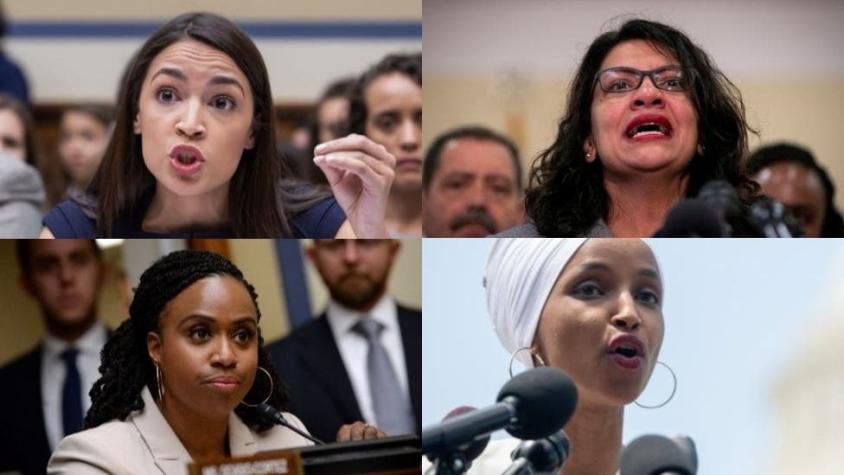 Quiénes son las cuatro jóvenes congresistas de EE.UU. a las que Trump "atacó con mensajes racistas"