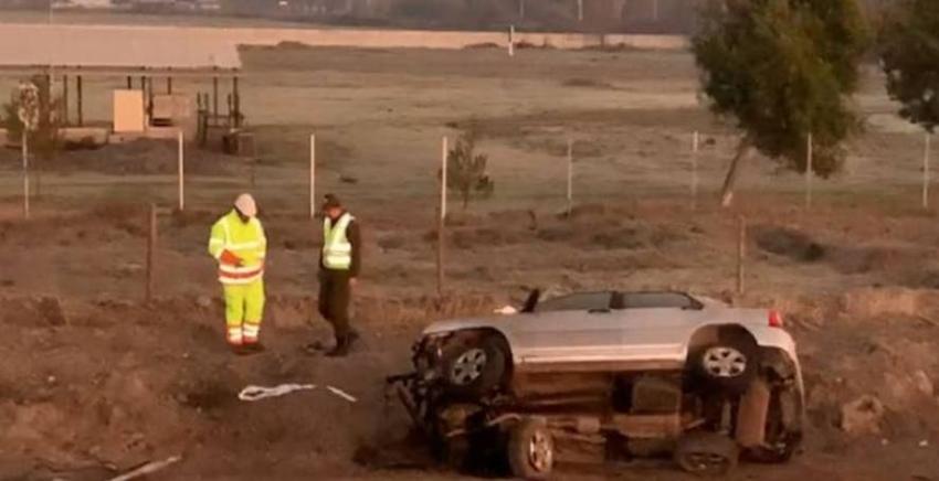 Cuatro personas mueren tras accidente vehicular en bypass de Rancagua