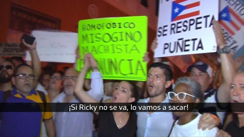 [VIDEO] "Rebelión" en Puerto Rico contra el gobernador