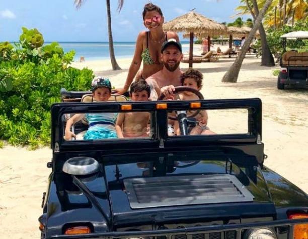 [FOTOS] Así son las lujosas vacaciones de Lionel Messi junto a su familia tras la Copa América
