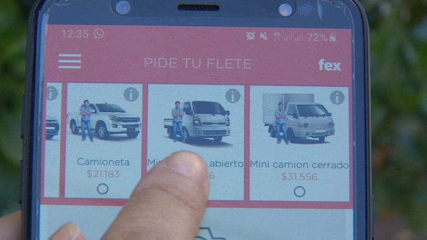[VIDEO] Chilenos crearon el "Uber" de los fletes