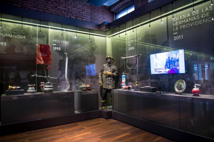 Museo de Bomberos de Santiago ofrece cuatro salas temáticas a sus visitantes