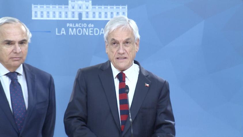 Presidente Piñera calificó explosión en Huechuraba como un "atentado contra nuestra democracia"