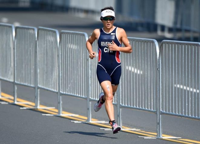 Bárbara Riveros remata quinta en el triatlón de Lima 2019