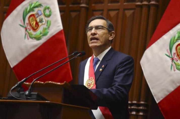 Presidente de Perú propone recortar su mandato para realizar nuevas elecciones