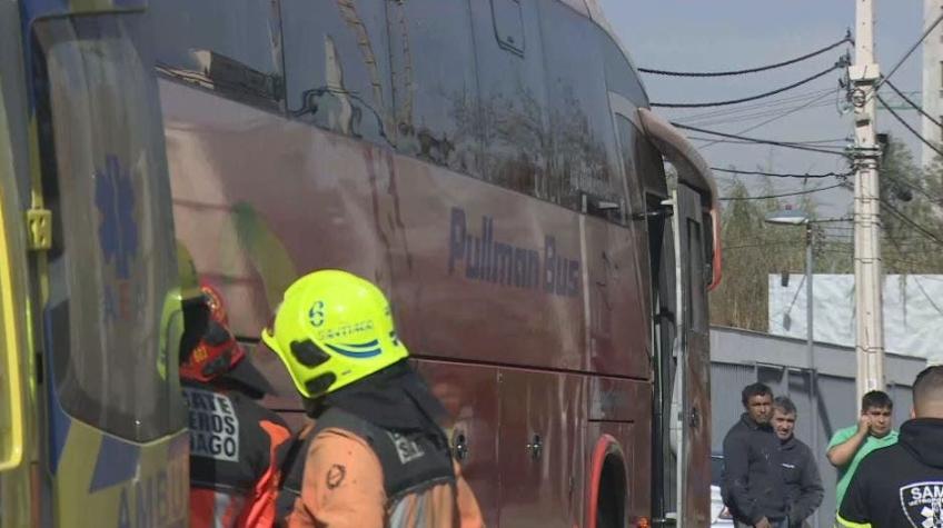 Mujer muere tras ser atropellada por Pullman Bus en Estación Central