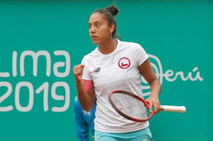 Tenista chilena Daniela Seguel avanza a cuartos de final en el tenis femenino de Lima 2019