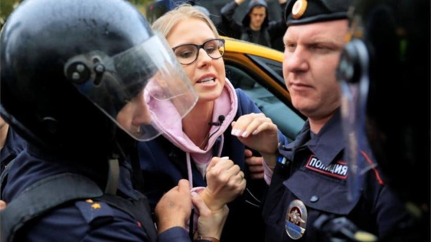 Protestas en Rusia: centenares arrestados por manifestar sin autorización