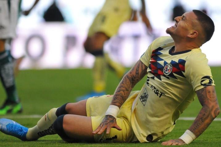 Nicolás Castillo sufre fractura de peroné durante partido entre el América y Tijuana
