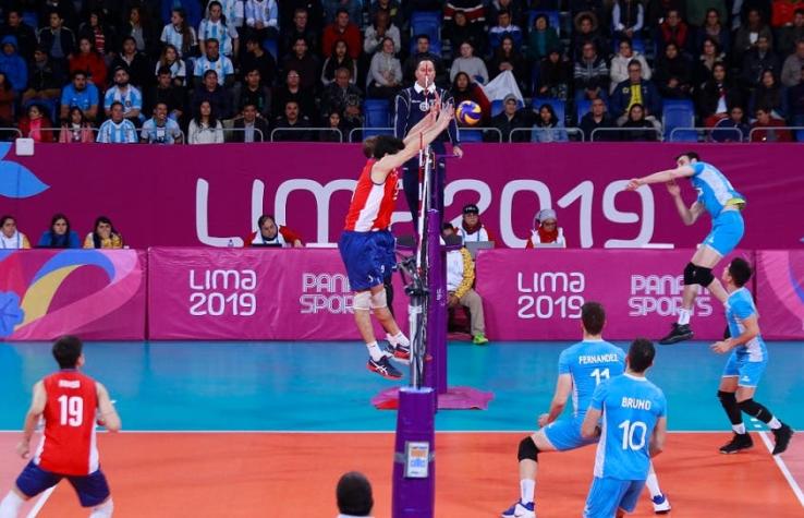 Chile pierde la semifinal de voleibol contra Argentina y disputará medalla de bronce en Lima 2019