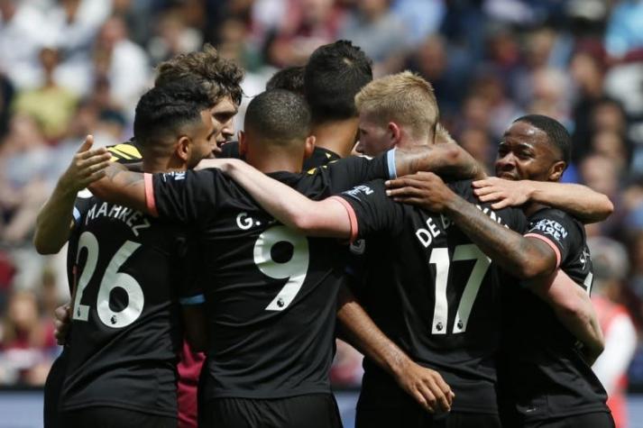 Manchester City de Bravo golea al West Ham de Pellegrini en el arranque de la Premier League
