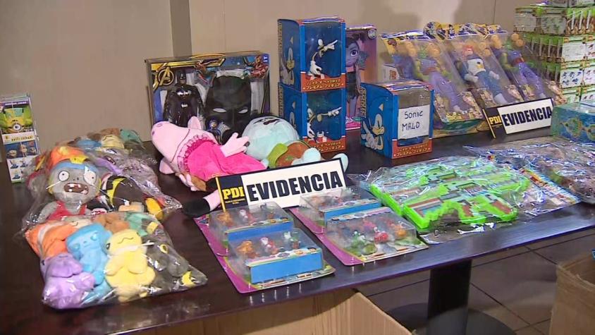[VIDEO] Incautan más de 8 mil juguetes falsificados en la víspera del Día del Niño