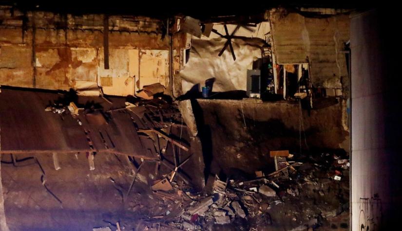 [VIDEO] Revelan angustiante registro de los primeros momentos del derrumbe de vivienda en Valparaíso