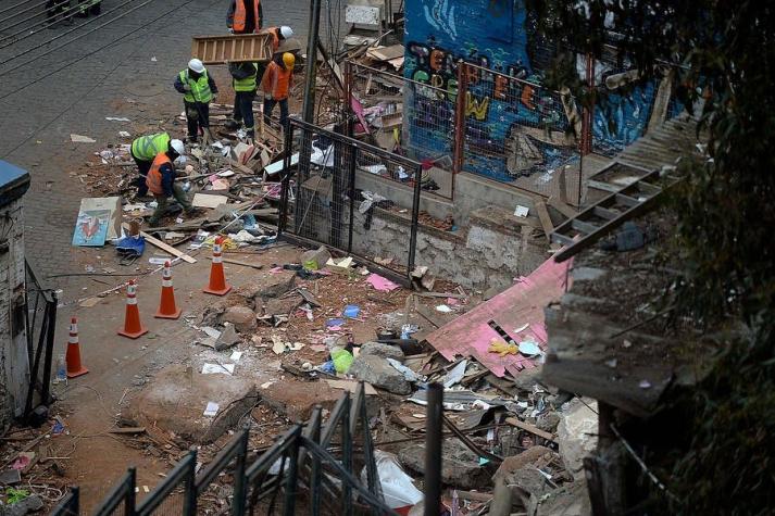 [VIDEO] El impactante registro del nuevo derrumbe en Valparaíso
