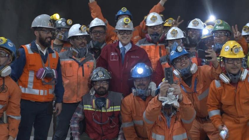 [VIDEO] Piñera inaugura operaciones de la mina Chuquicamata subterránea de Codelco
