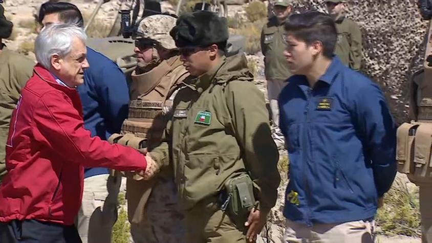 [VIDEO] Presidente Piñera realiza visita de coordinación contra el narcotráfico en la frontera
