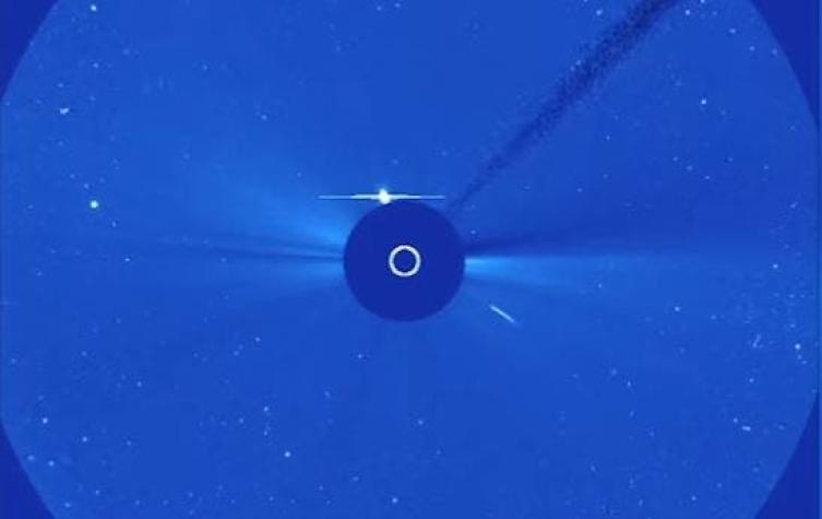 [VIDEO] Observatorio capta el momento en que un cometa es absorbido por el sol