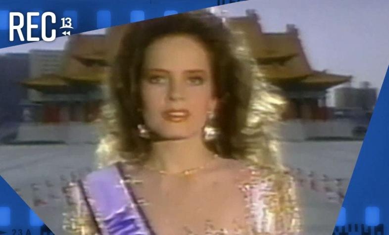 #MomentosREC: El día que Cecilia Bolocco se convirtió en Miss Universo