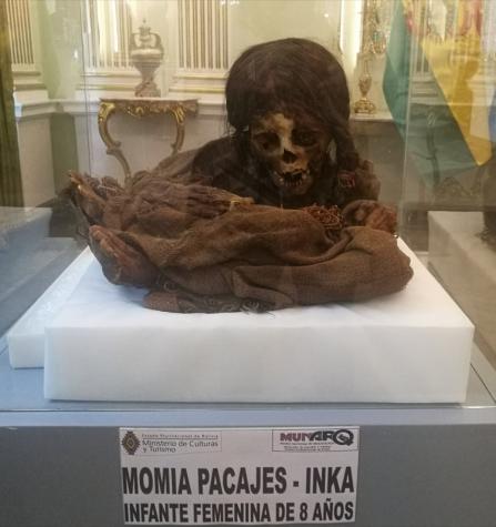 Bolivia logra recuperar la momia de una niña de 500 años de antigüedad