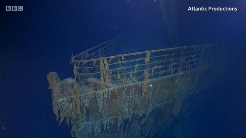 [VIDEO] Exploración submarina revela que partes del Titanic están desapareciendo en el mar